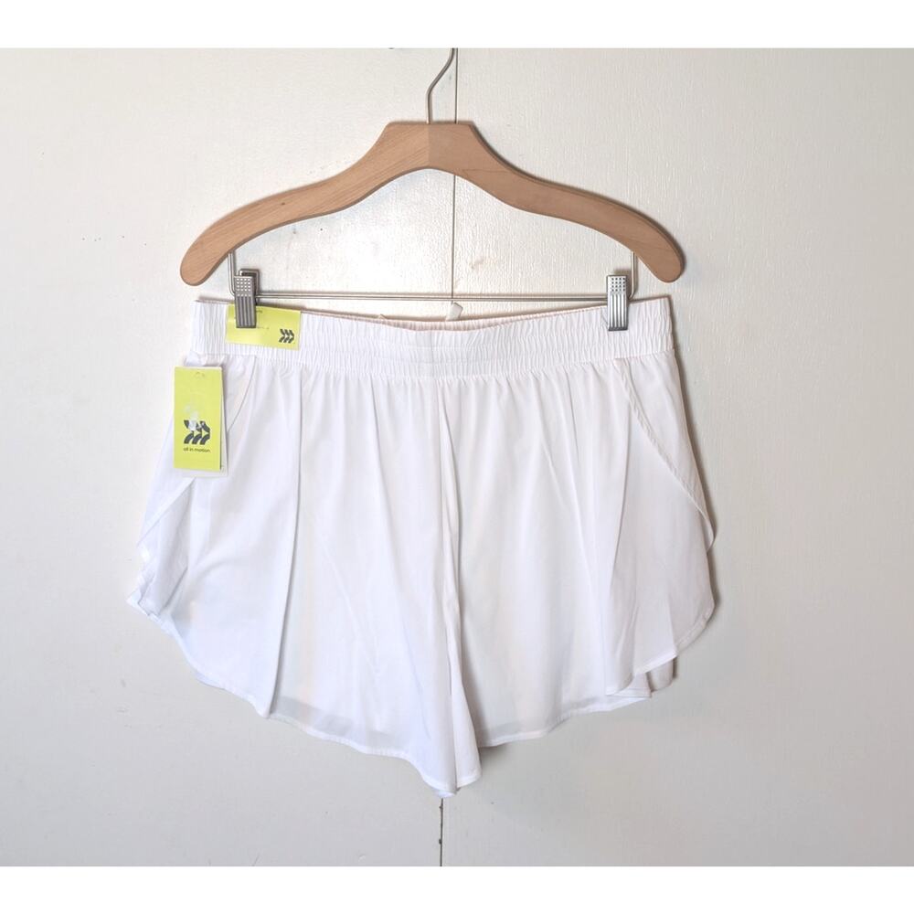All In Motion White Athletic Shorts Large - Picture 14 of 14